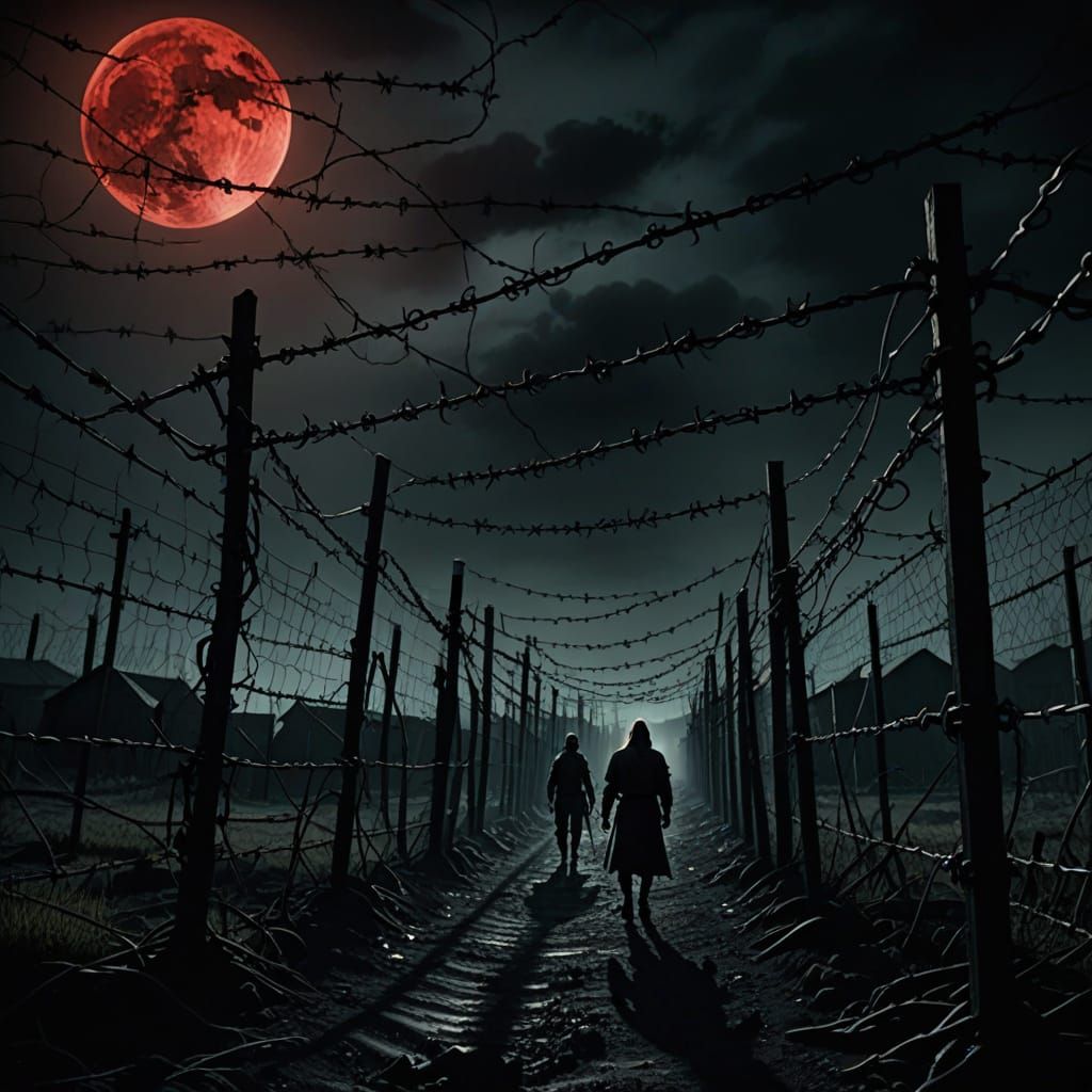 Sinister Presence in Death Camp: Dark Surrealism