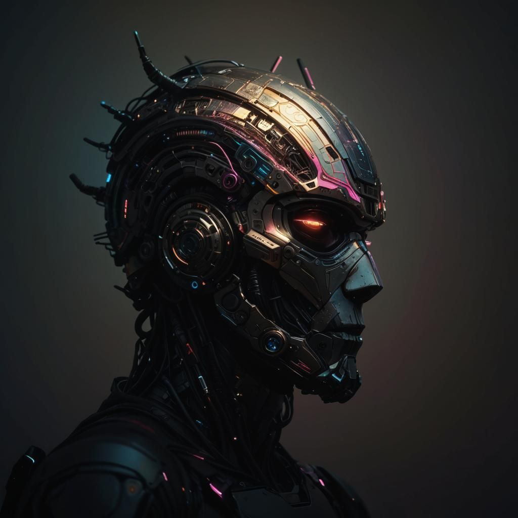 Futuristic Spacesuit on Barren Planet in Digital Art