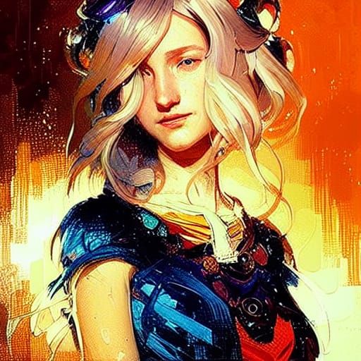 Detailed Portrait of Mary in Unreal Engine 5