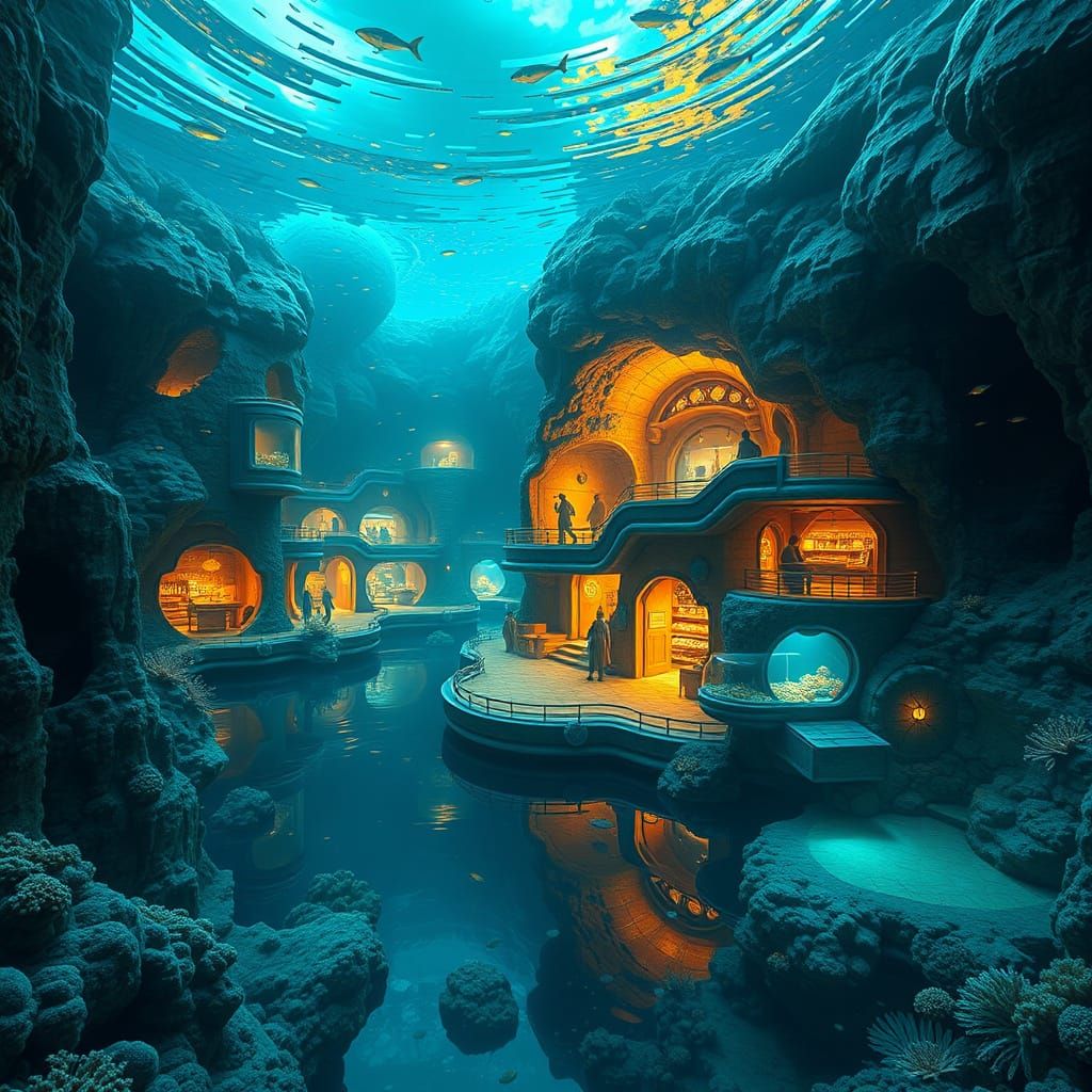 Human life underwater