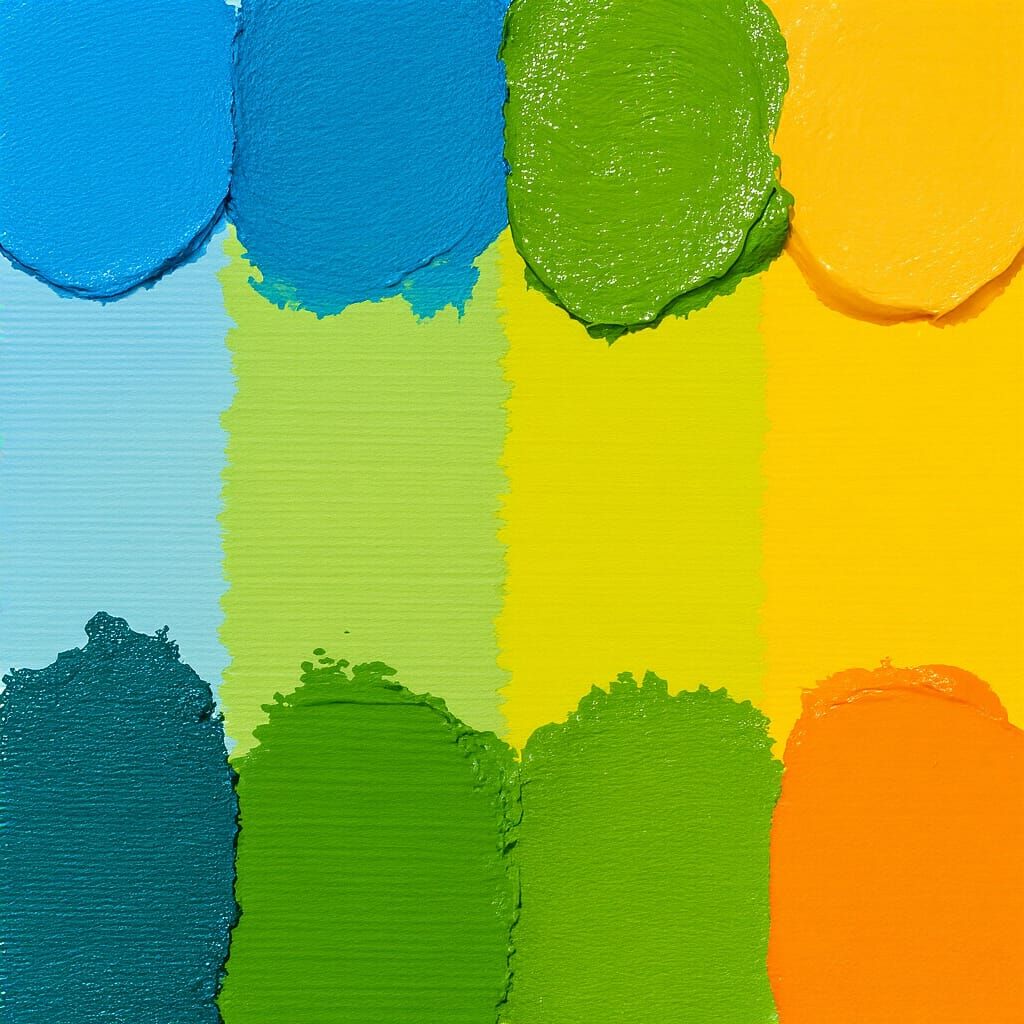 Blue to Yellow Color Gradient