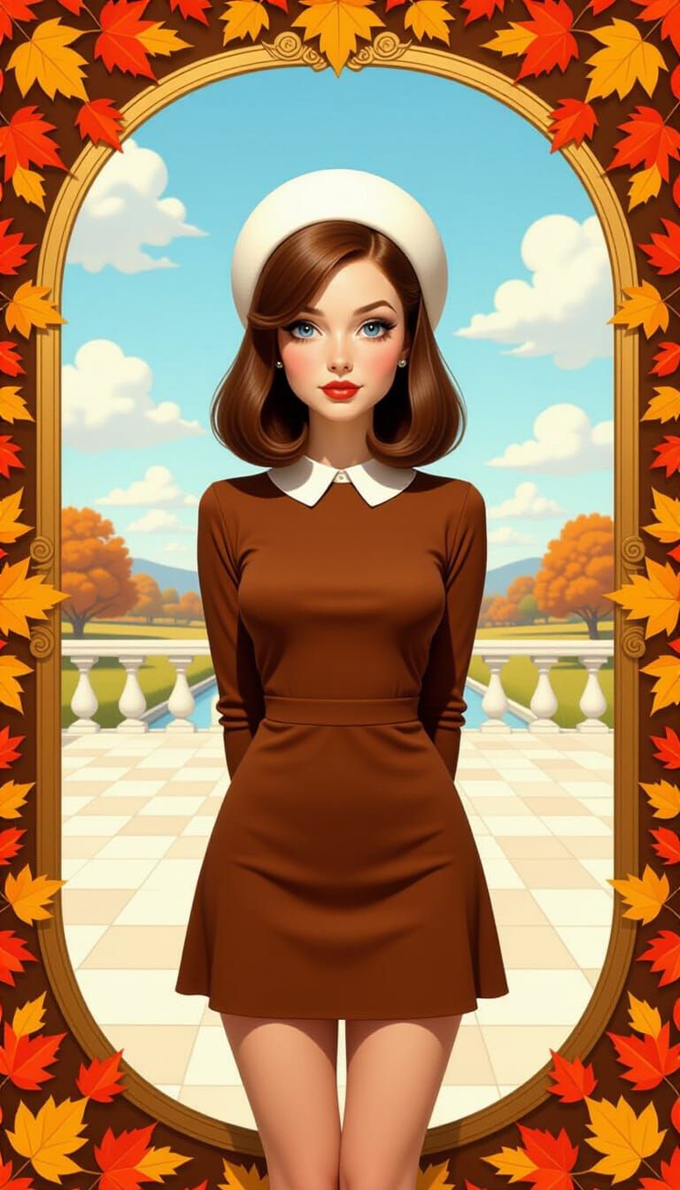 Scottish Woman in 1960s Fashion, Photorealistic 4K