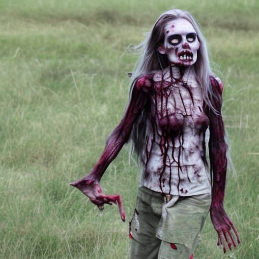 Classic Zombie Image Rendered with High Detail