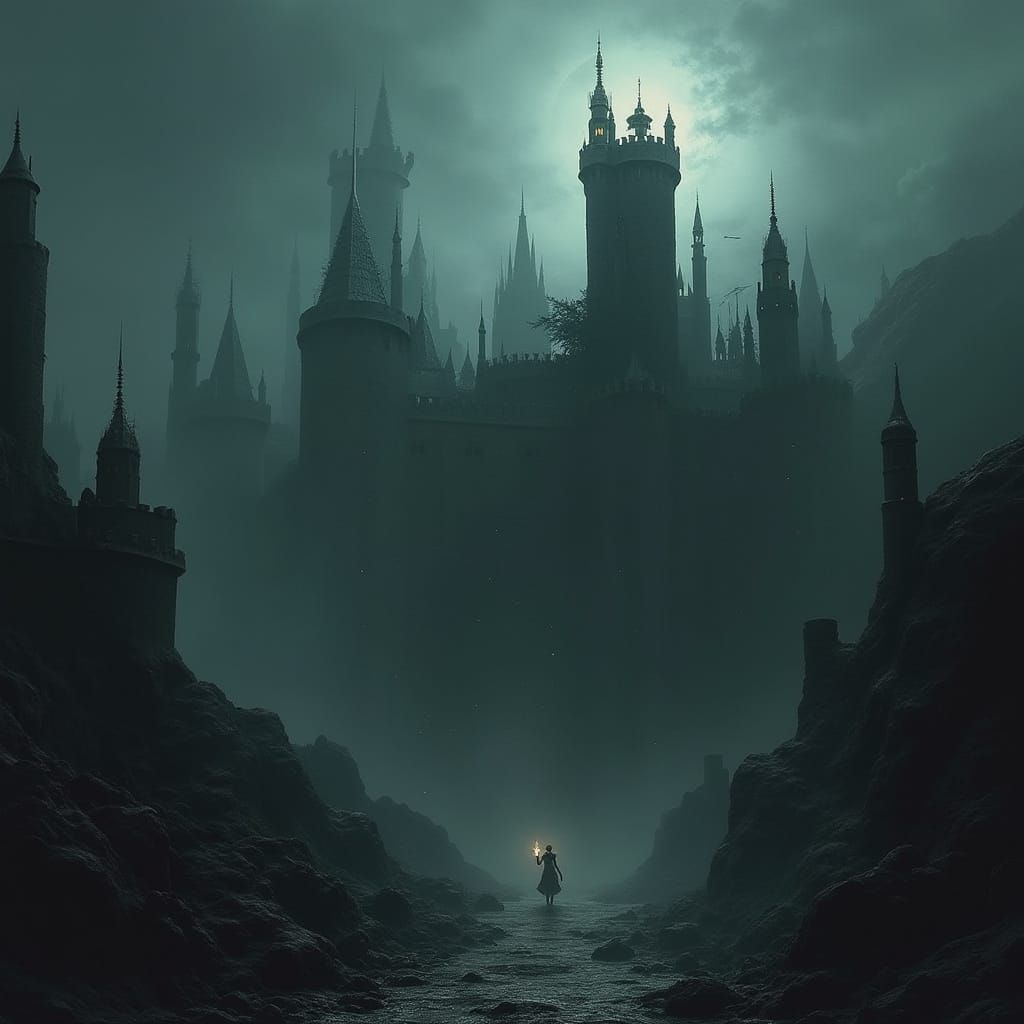 Mystical Fortress of Shadow Inspired by Masters