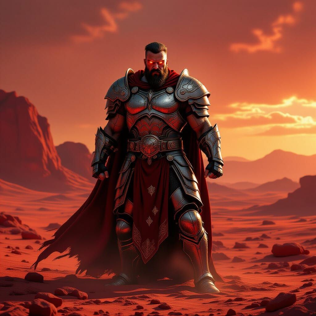 Warrior King's Righteous Fury on Mars