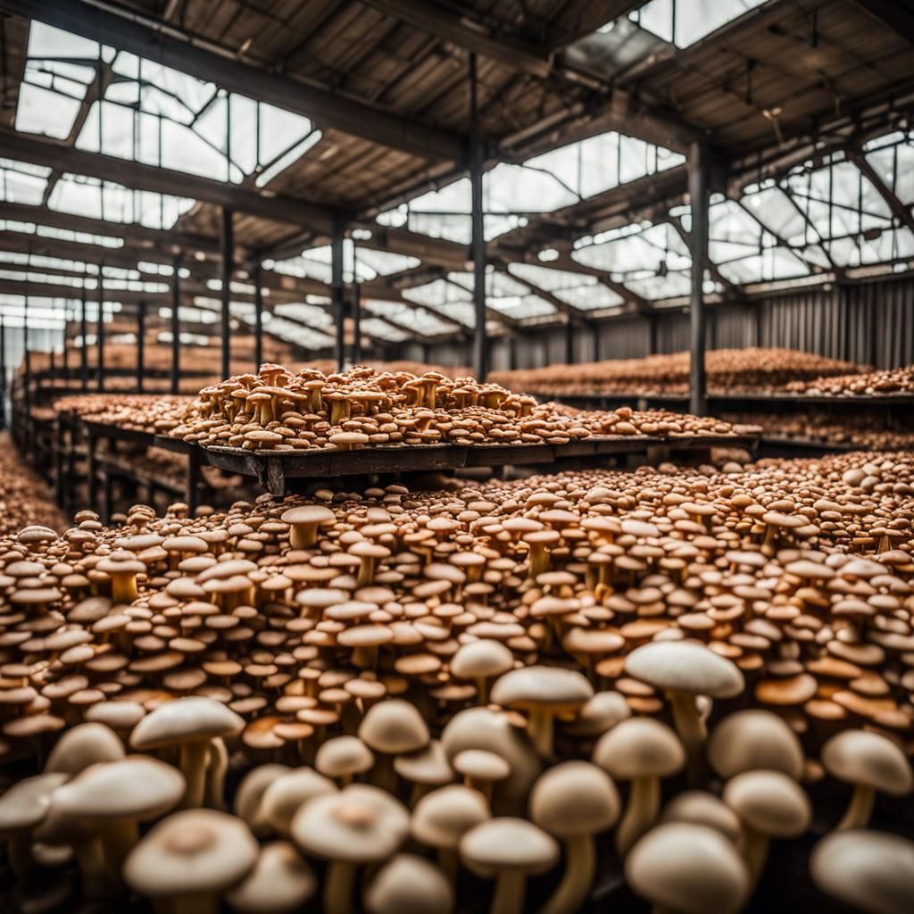 Inside a Russian Mushroom Farm: Professional Photography