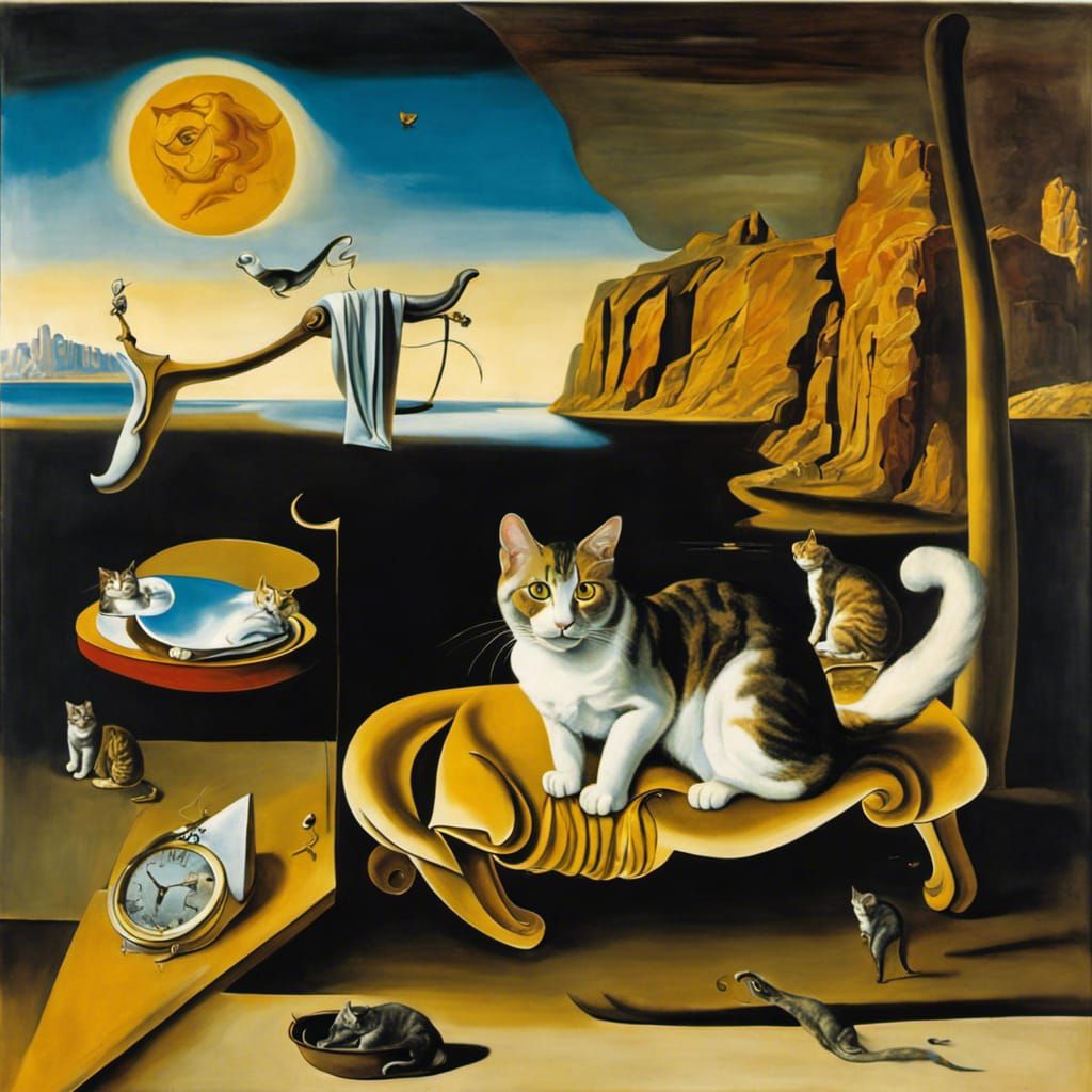Dali with cat
