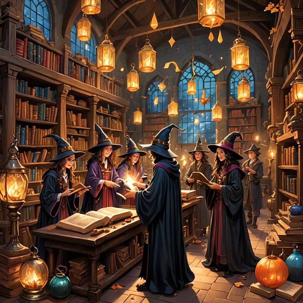 Magical Academy: Wizards Prepare for New Year
