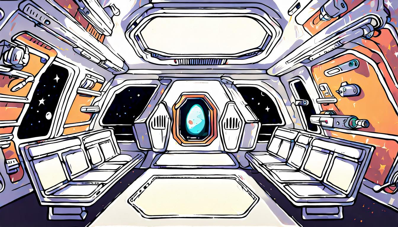 Cat-Like Aliens Design Spaceship Interior