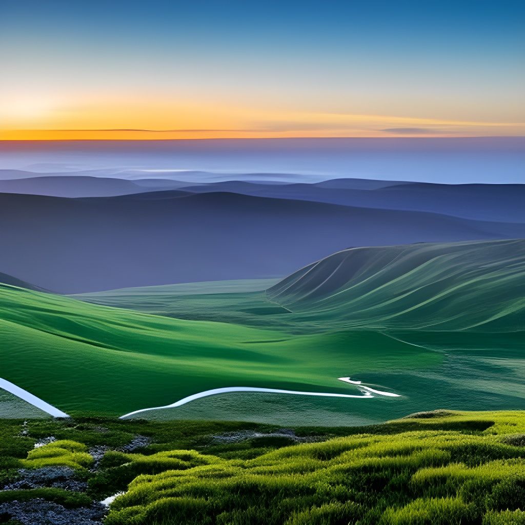 Eerie Wilderness Landscape with Broken Communication