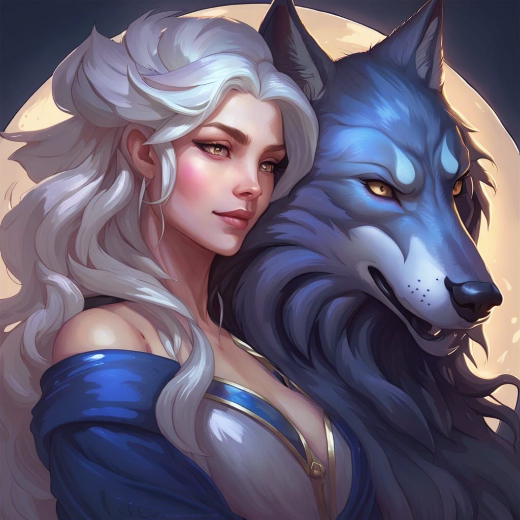 Luna and Alpha Werewolf Portrait