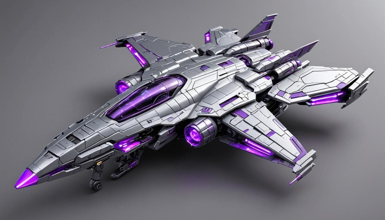 Sleek Futuristic Space Fighter in 3D Render