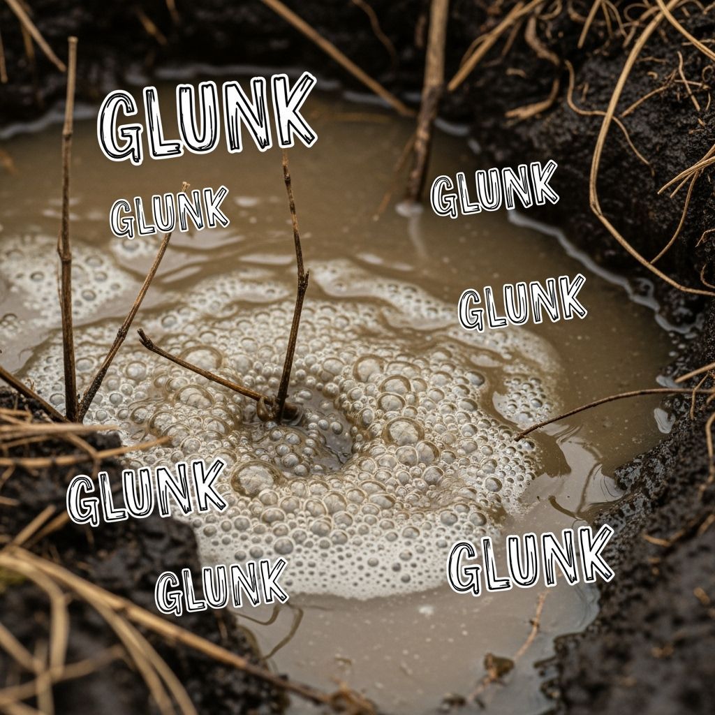 Abstract Sound Visualization of Gurgling and Bubbling