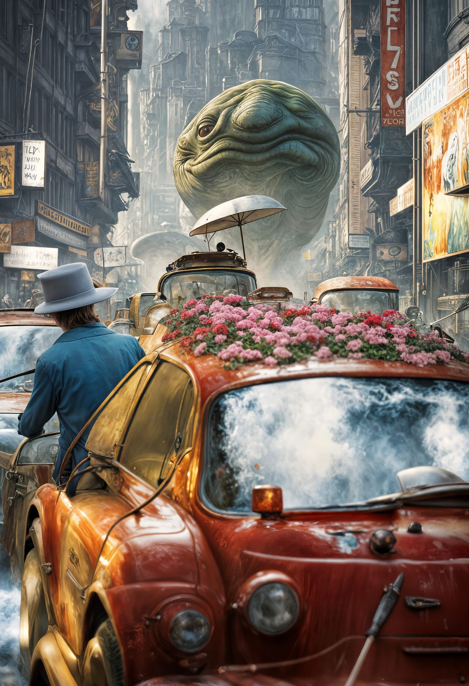 presidental enforcer: 'Green Worm' ingests opponents that dare the light of day (or night)