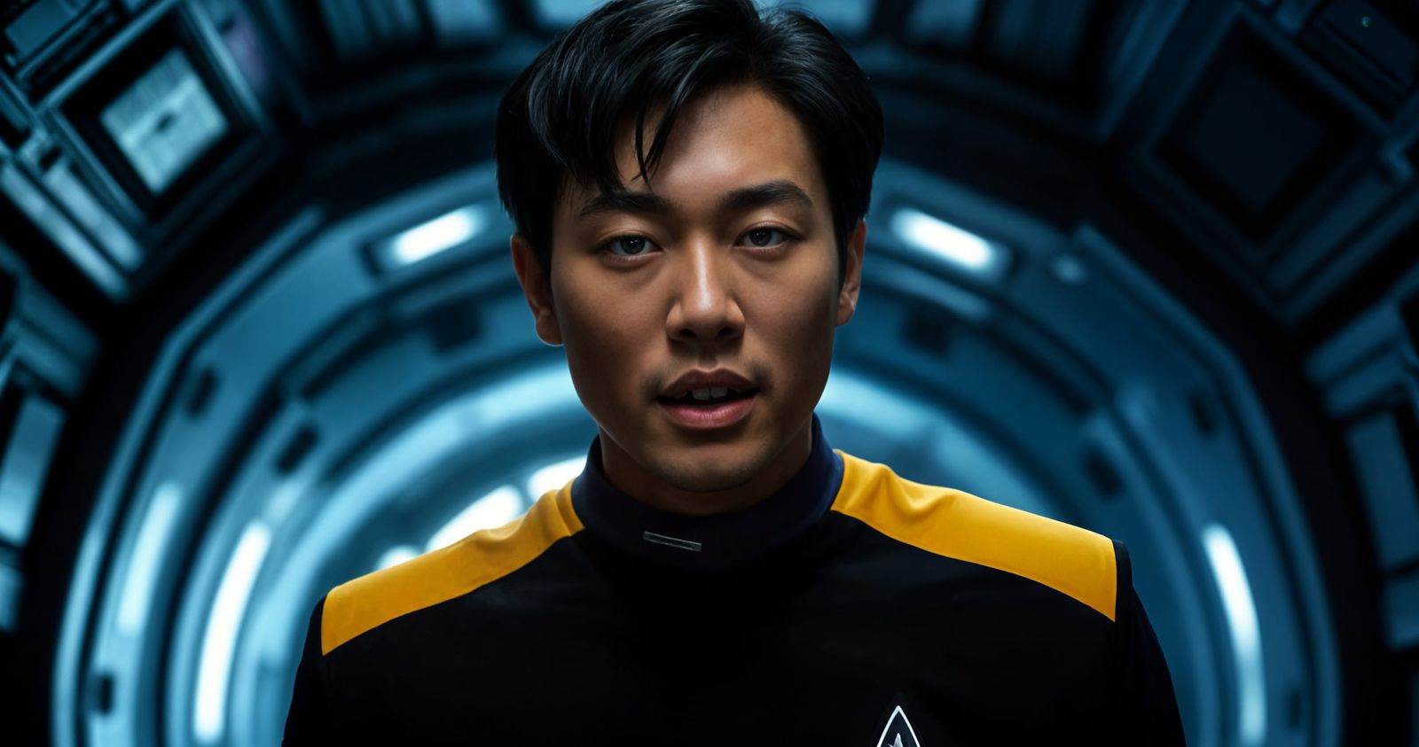 Gorgeous Starfleet Officer Defies Orders in a Futuristic Spa...