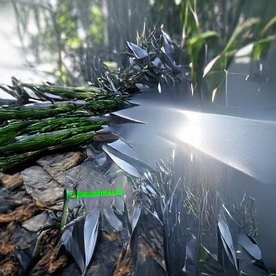 Detailed Gunblade Rendered in 8K Resolution