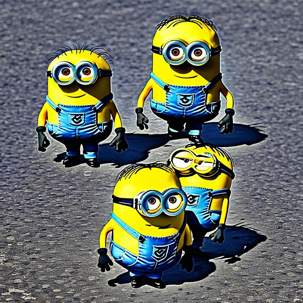 Playful Minions: A Cartoon Chaos