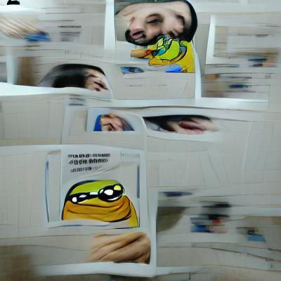 AI Generated Image from a Blank Prompt