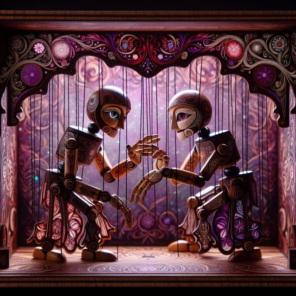 Marionettes - Purpleheartwood, Embodied Louro Preto