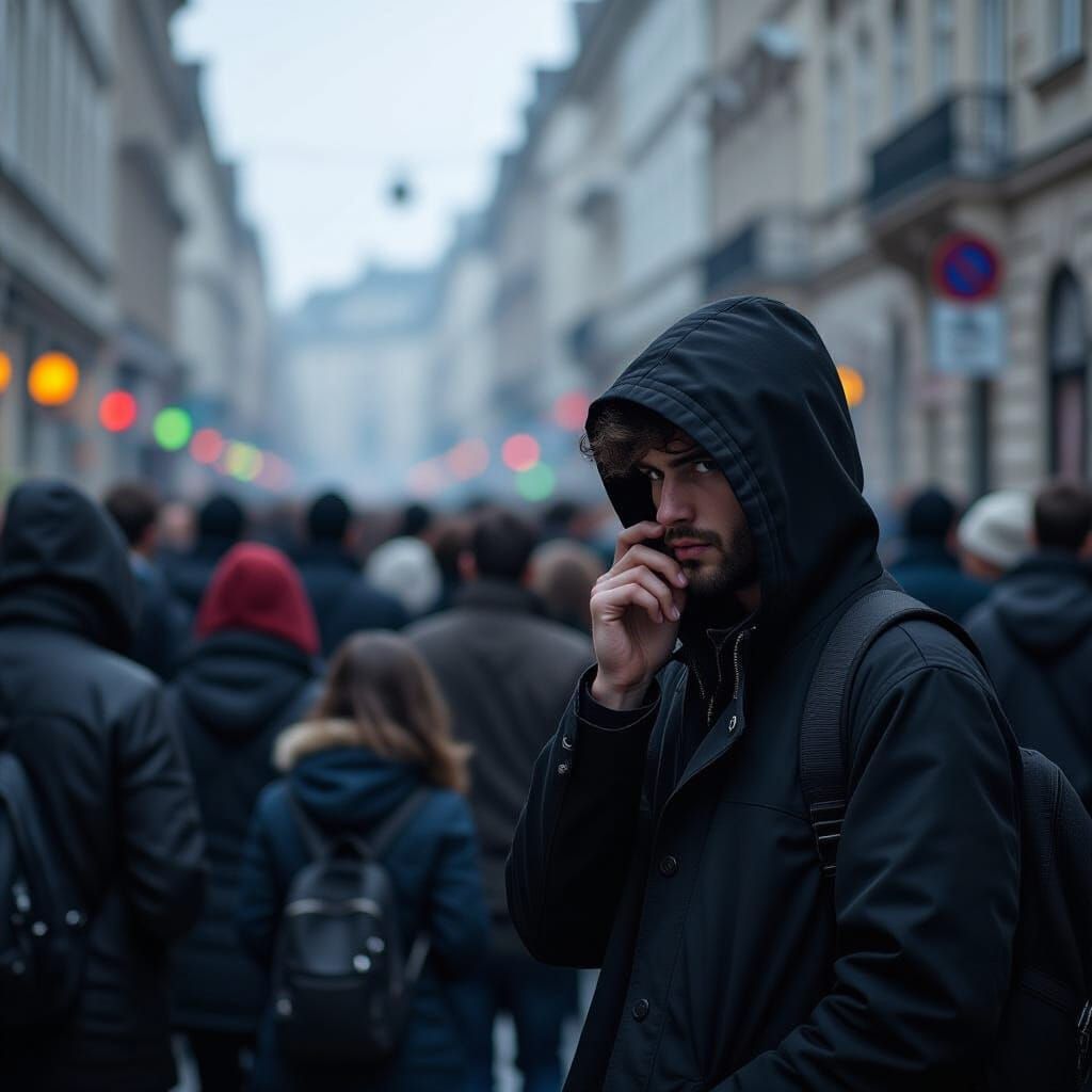 Gloomy Crowd Passes Over World Without Trace
