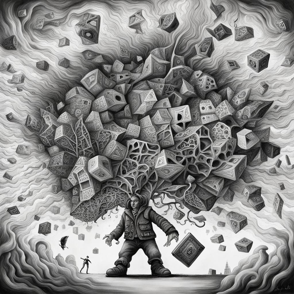 Surreal Cavern of the Mindscape