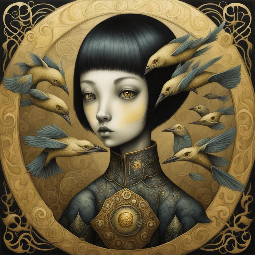 Surreal Dreamscape Illustration in Digital Painting Style