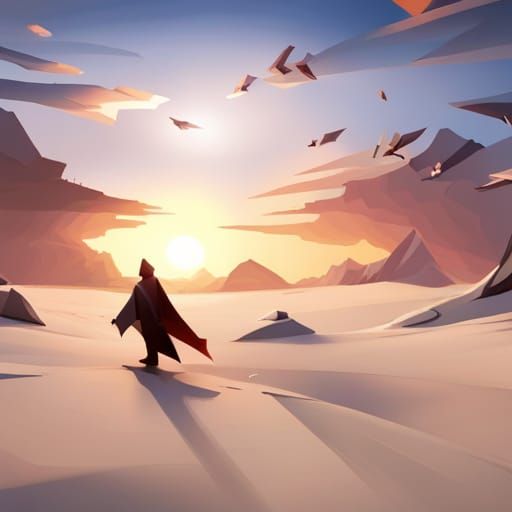 Origami Star Wars Papercraft in 8K Resolution