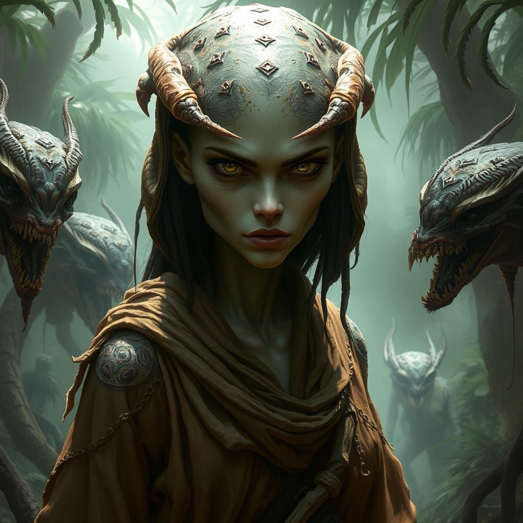 A bio-organic extraterrestrial with supernatural powers.