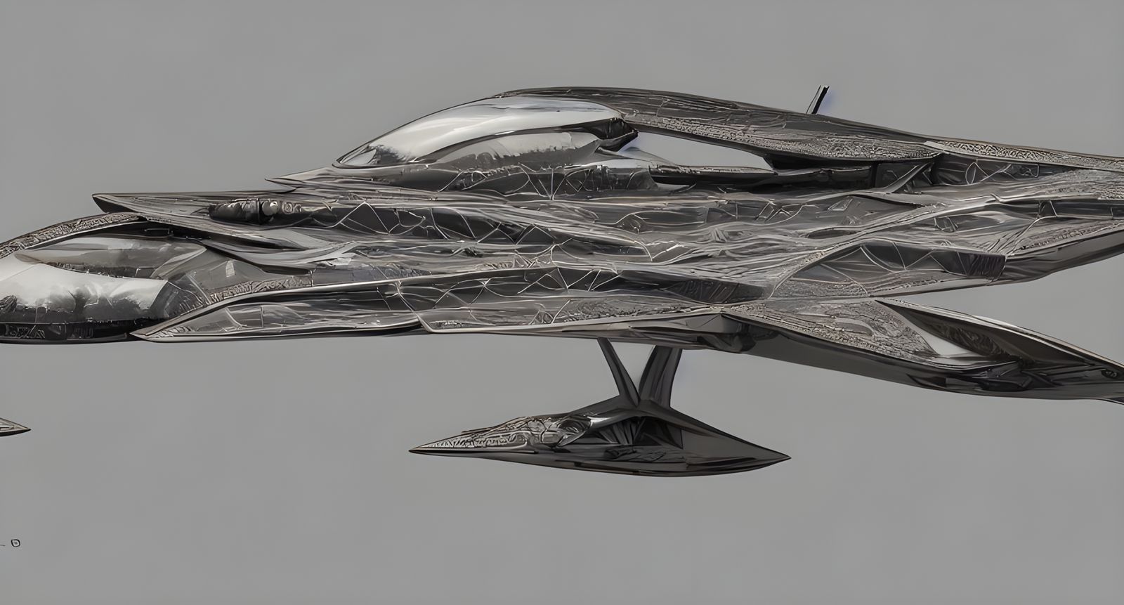 Futuristic Airplanes: Detailed 3D Render