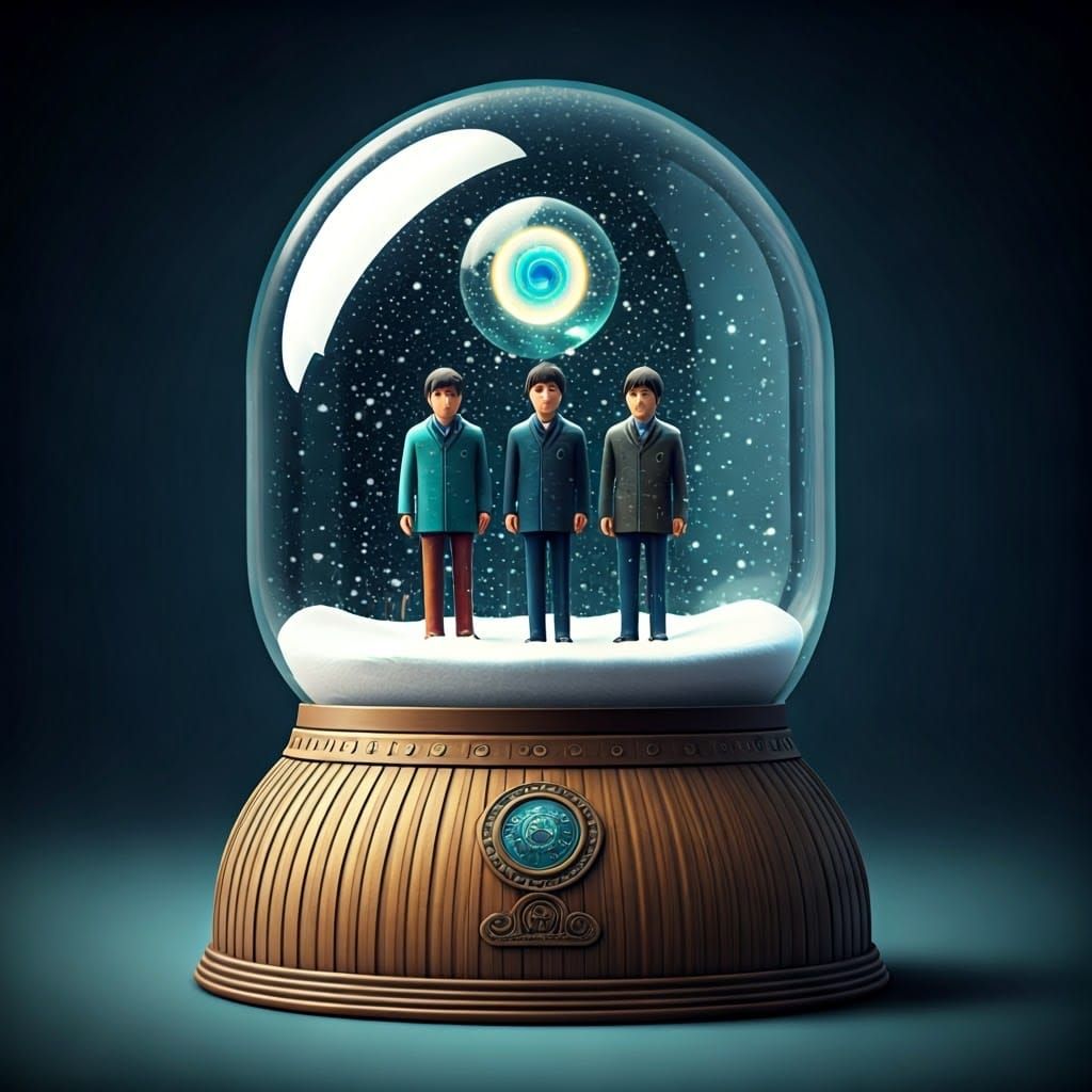 Psychedelic Snowglobe Wonderland