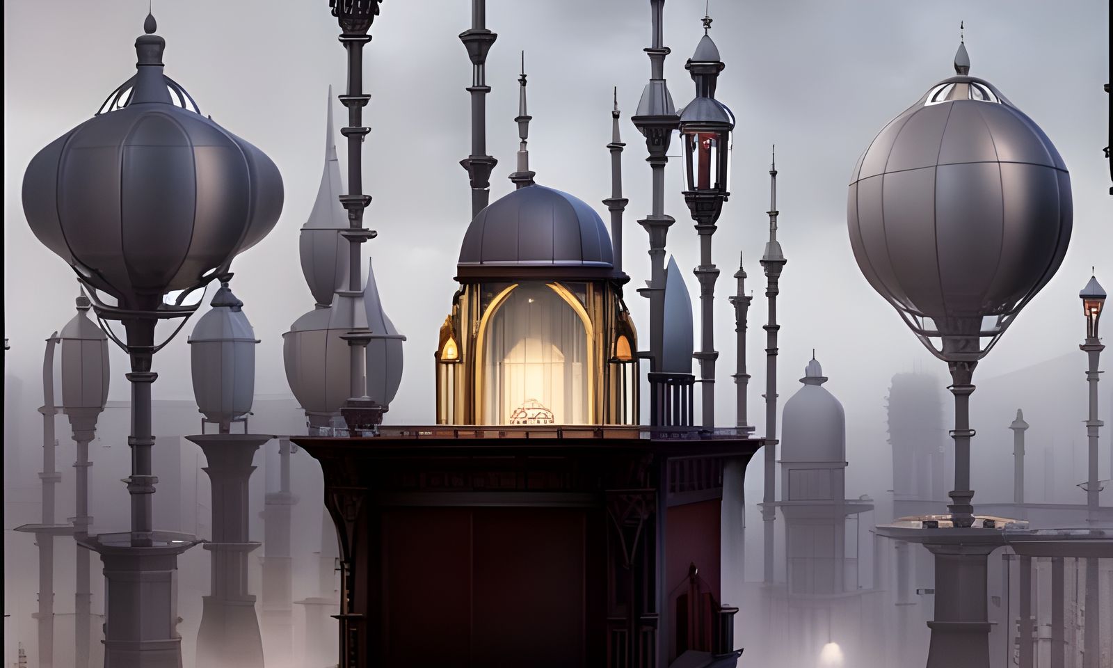 Istanbul Mosque in Cinematic Light: Islamic Architecture