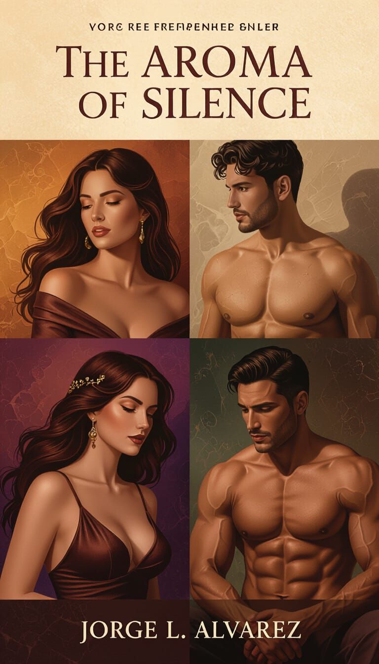 Sensual Book Cover Art in Hyperrealistic Style