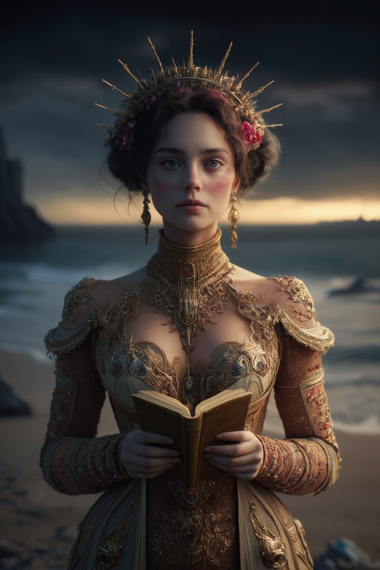 A Crown of Sci-Deco Steam-Fi Words Pillowed in an Octane Sleepweeper's Lies