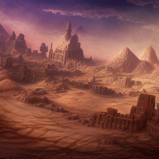 Babylonian City Buried in Desert Sands