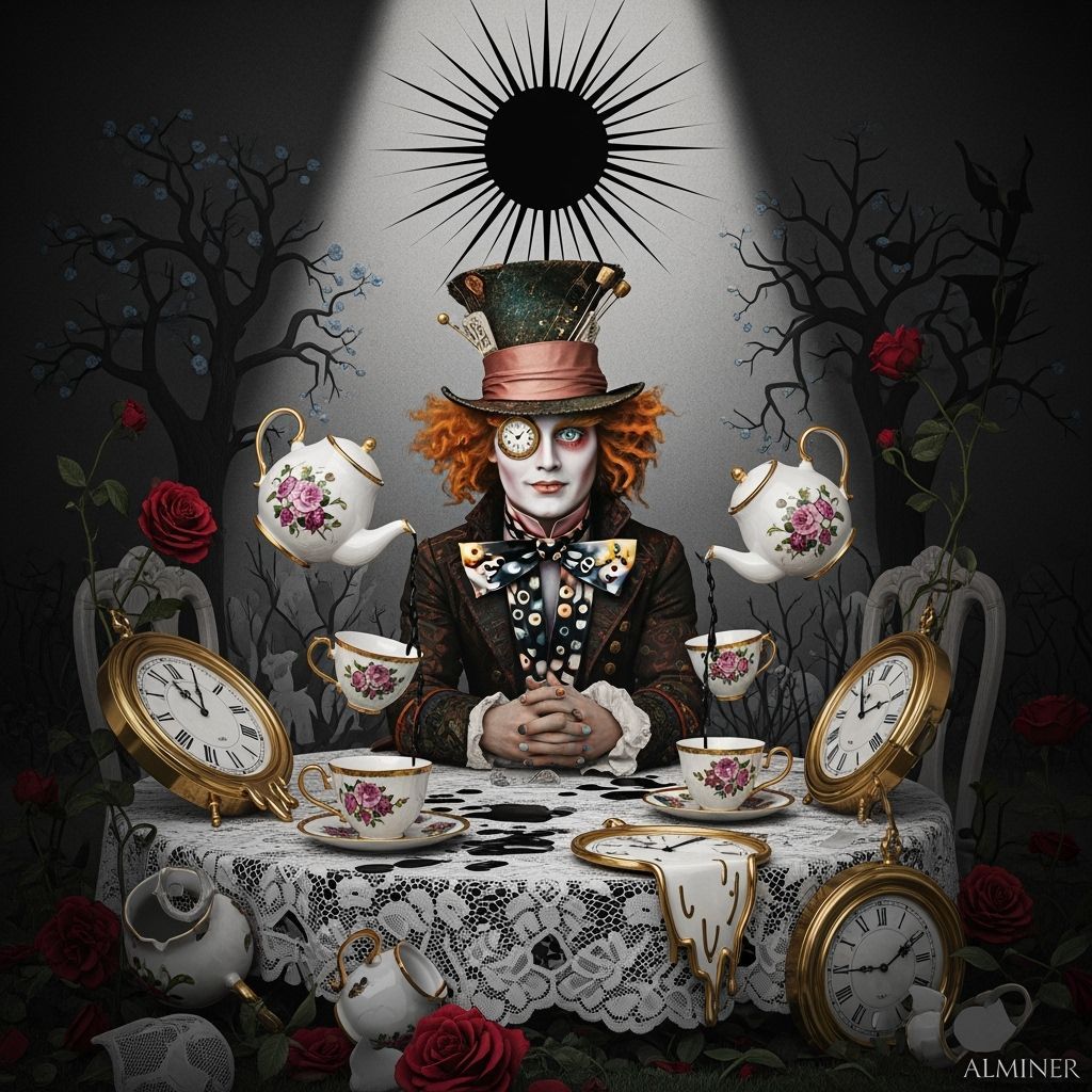 Mad Hatter's Broken Tea Party: Gothic Absurdism