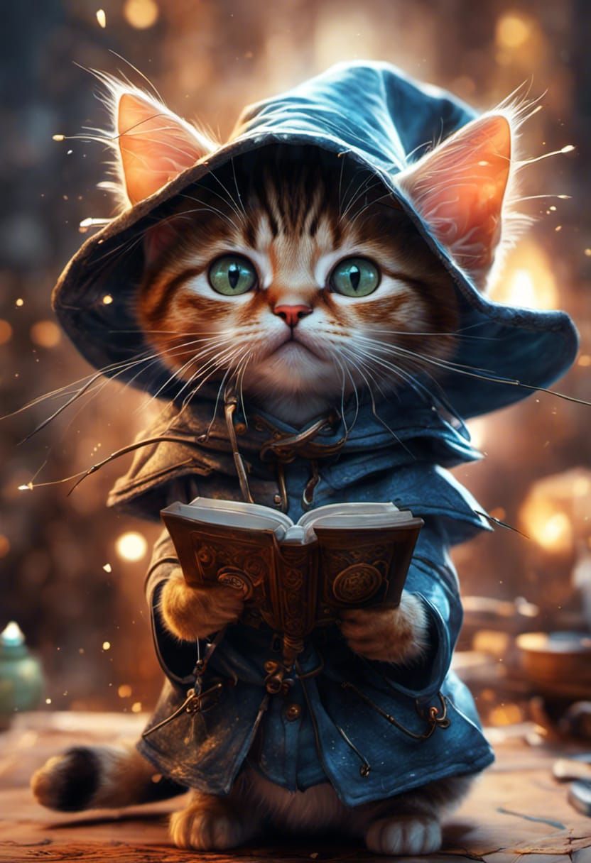 Wizard kitten