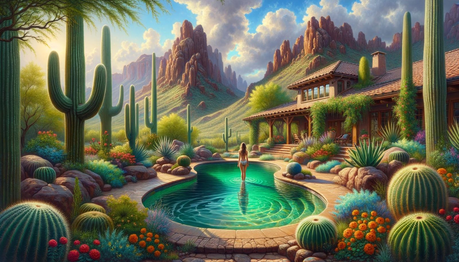 Beautiful desert oasis home