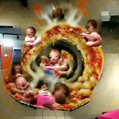 Babies and Pizza Portal: A Digital Surrealism