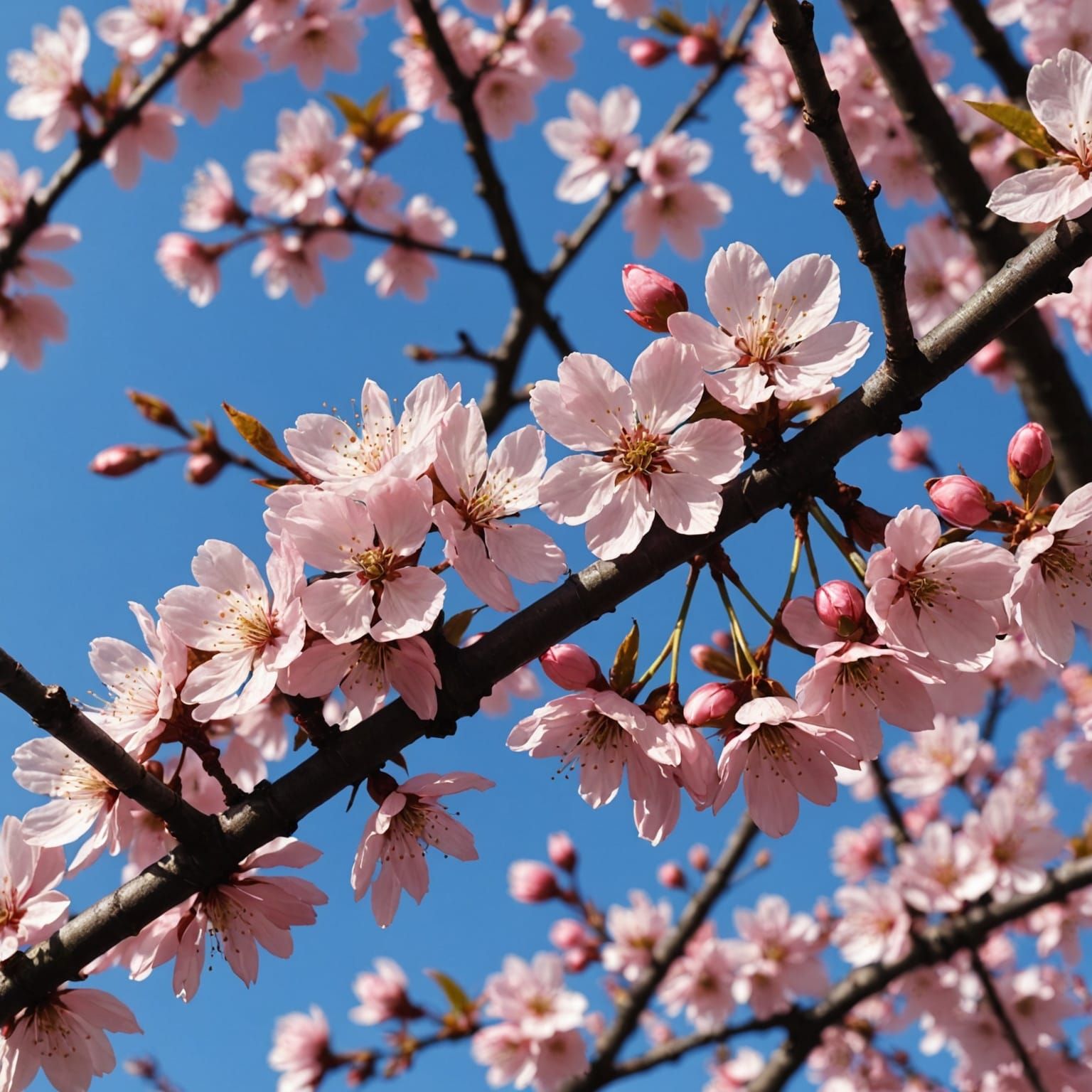 Beautiful Cherry Blossom Tree in Bloom
