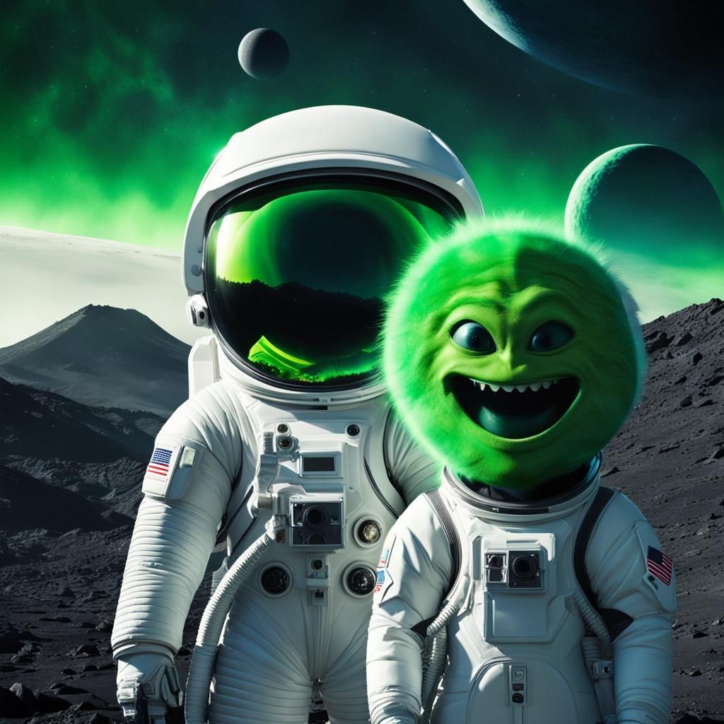 Astronaut Photobomb