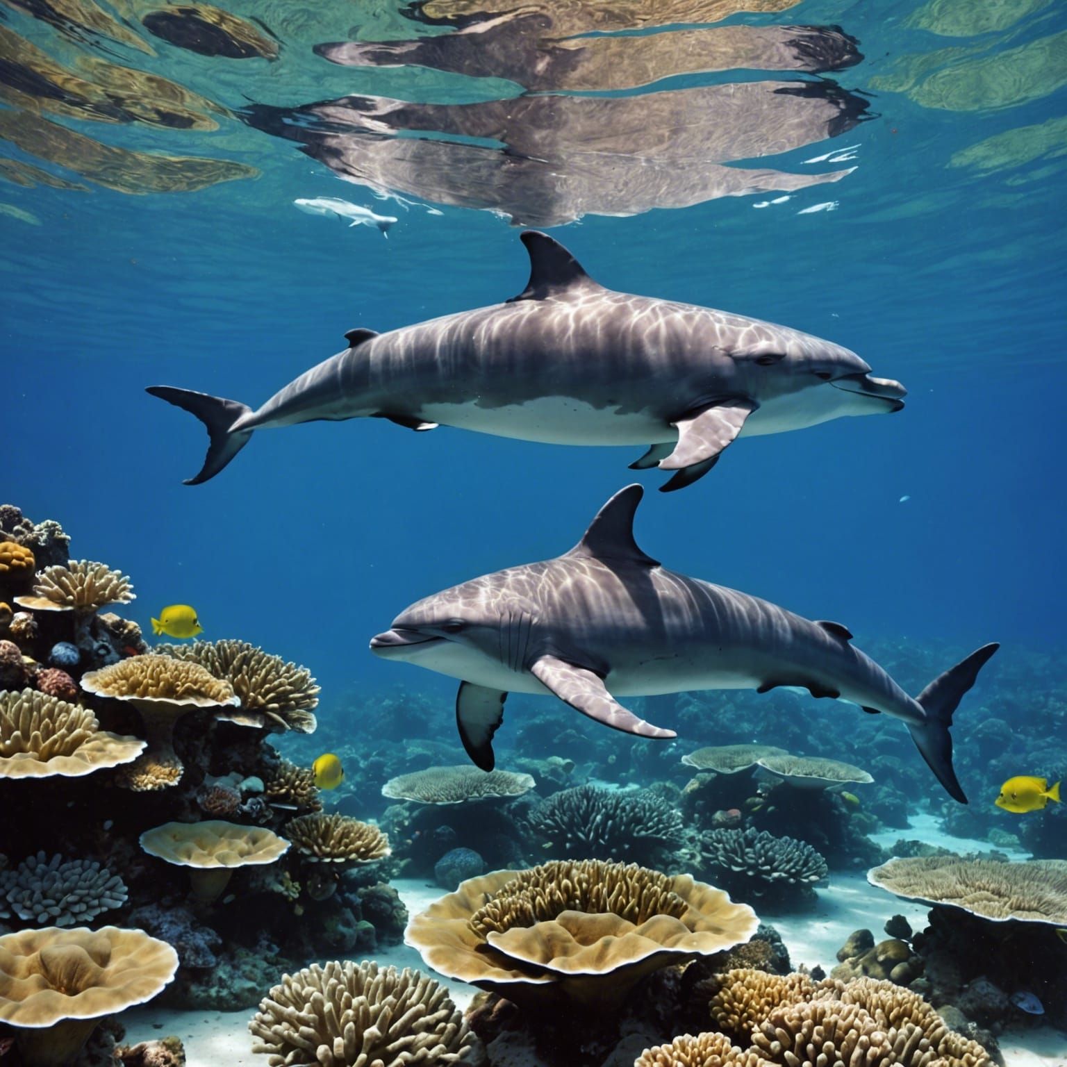 Marine Life: Dolphins, Whales, and Coral Reefs