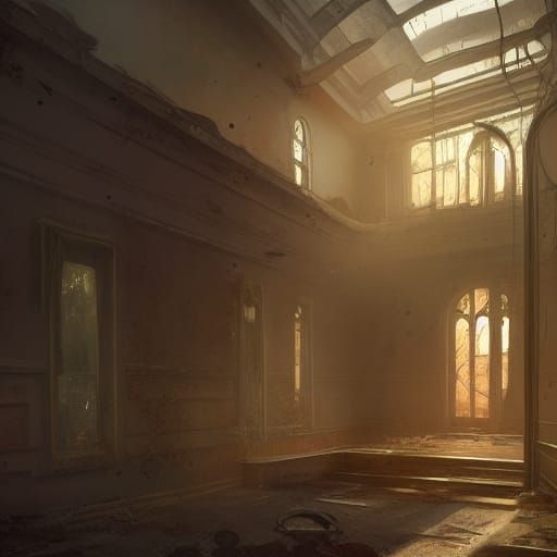 Abandoned Asylum Concept Art in Unreal Engine 5