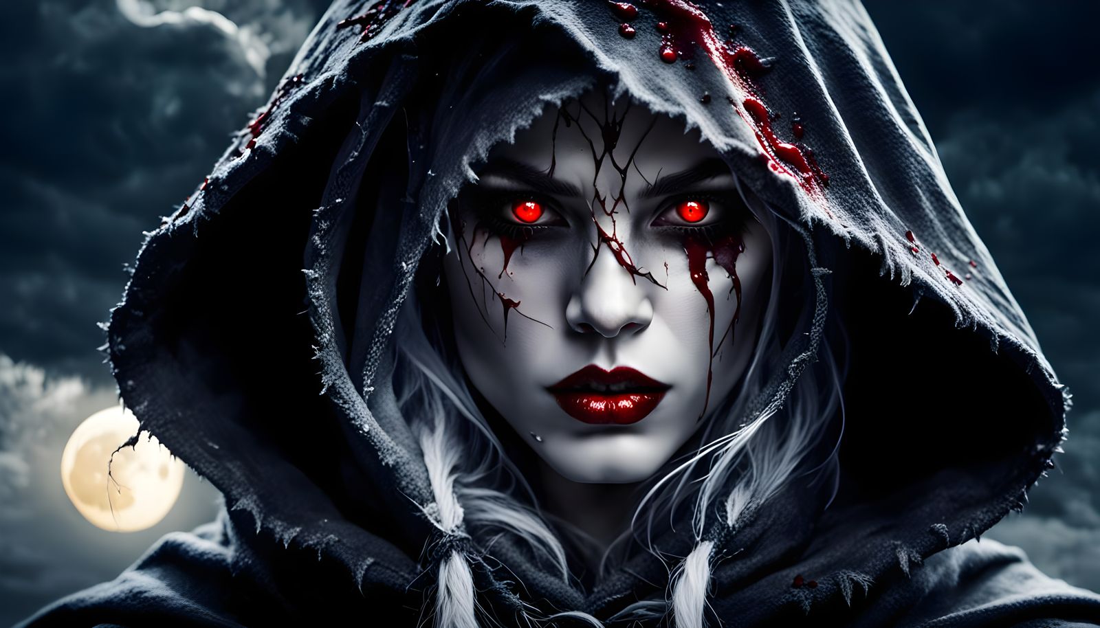 Silver Elf with Signs of a Werewolf Attack