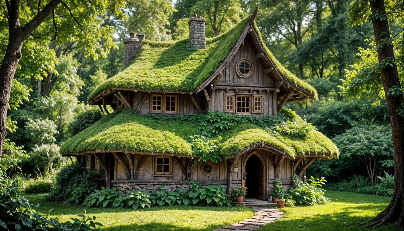 Cozy Elven Cottage in Forest Glade