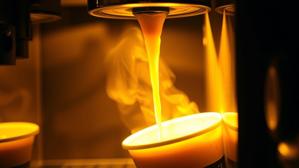 Coffee Vending Machine Close-Up in Cinematic Style