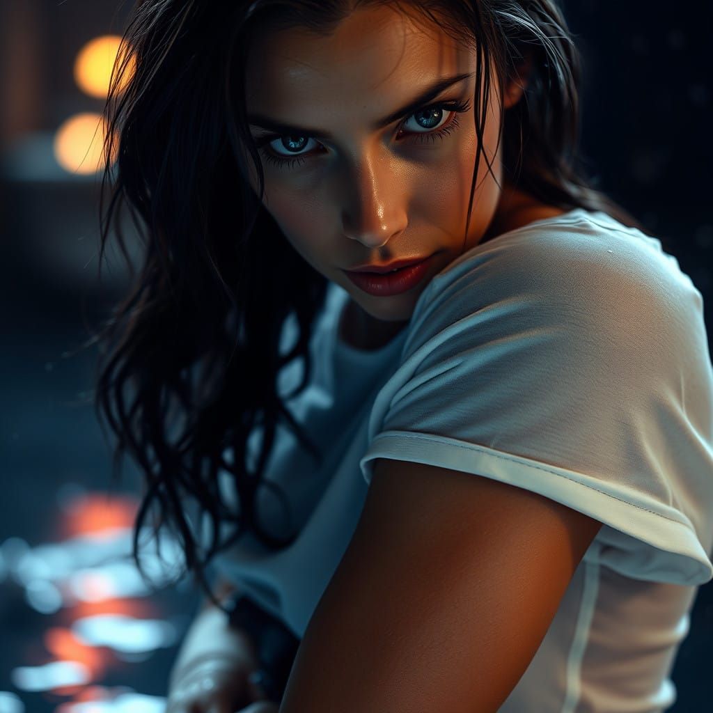 Ethereal Beauty in a Rainy Afternoon