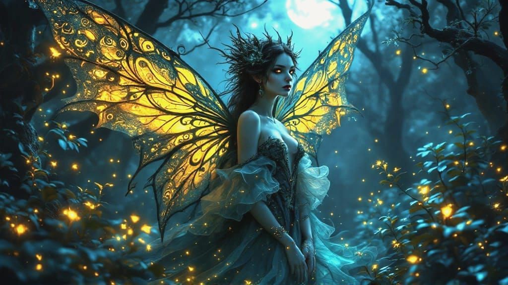 Enchanted Fairy in Mystical Forest