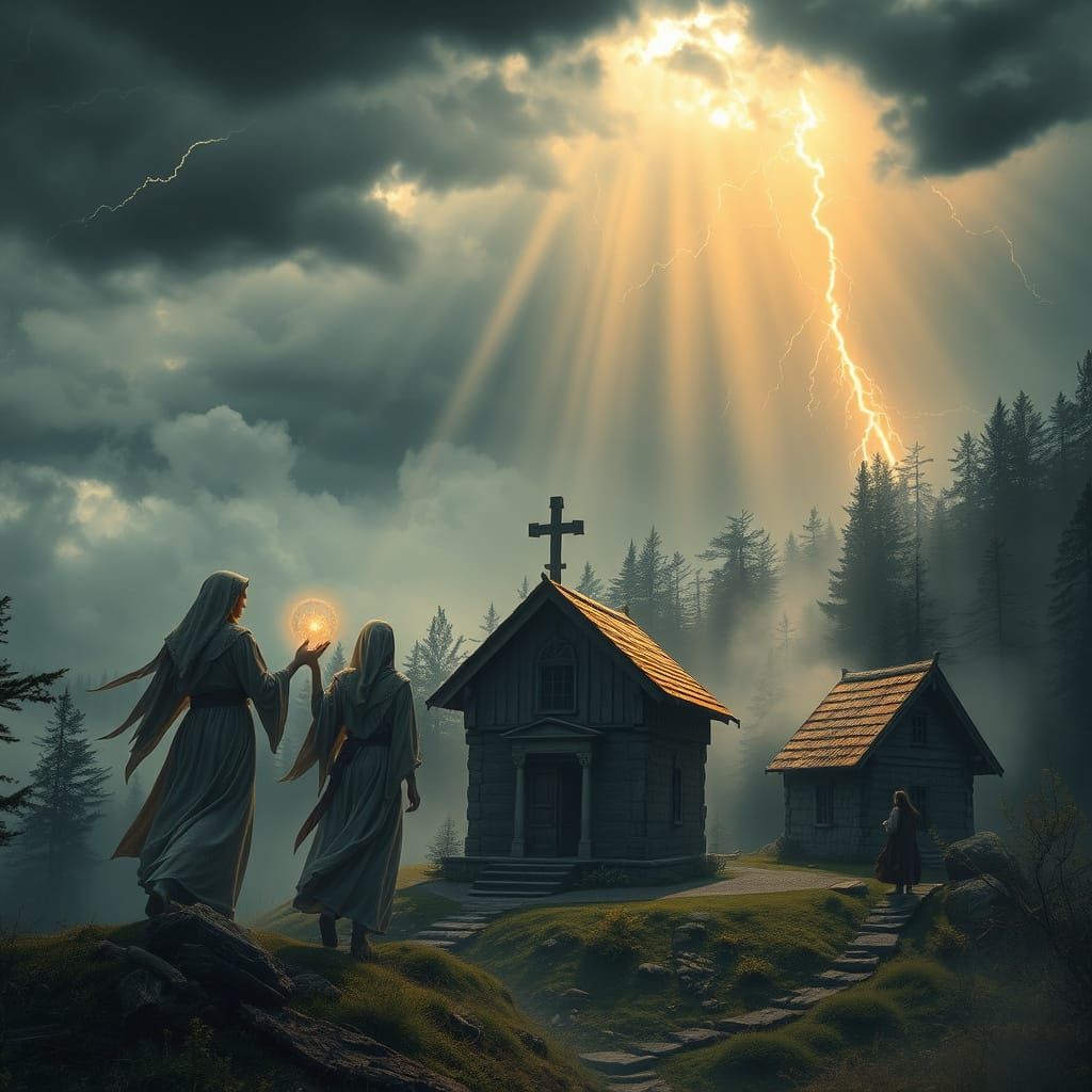 Ethereal Balkan Valley Radiates Mystical Energy