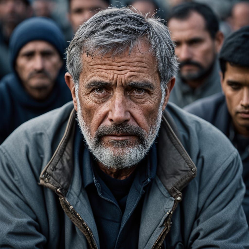 Italian Geologist Portrait in Somber Lighting