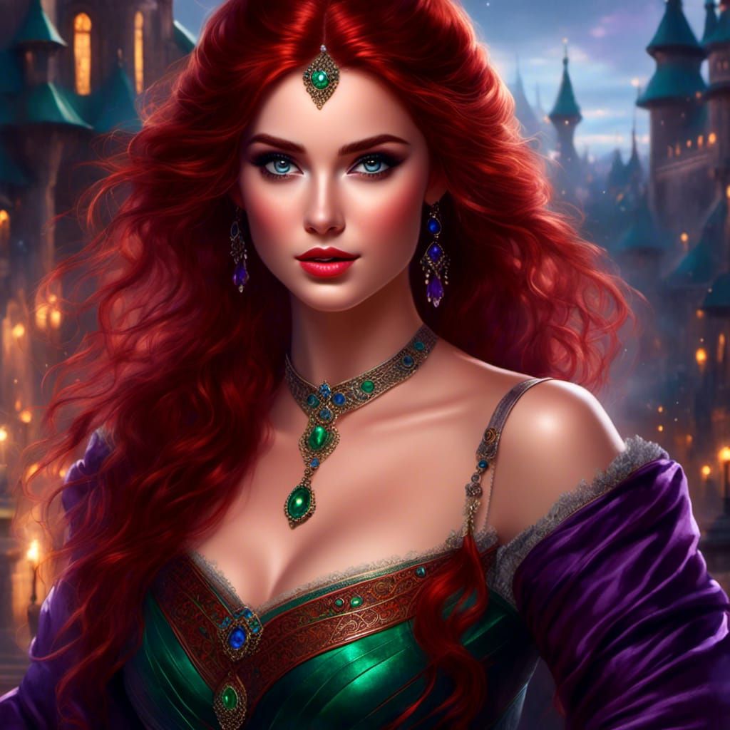 <lora:Beautiful female v3:1.0> beautiful female, photorealistic, portrait, striking digital illustration of a Caucasion...